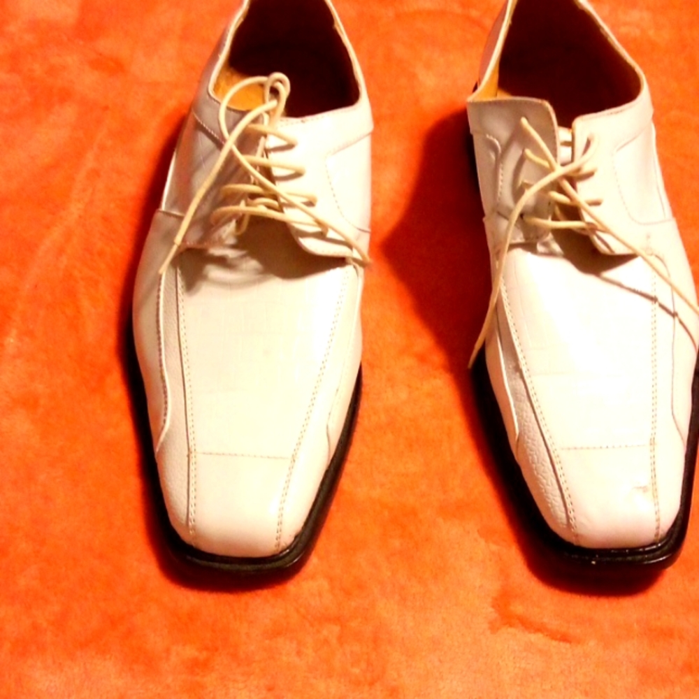 Men leather shoes/ without box